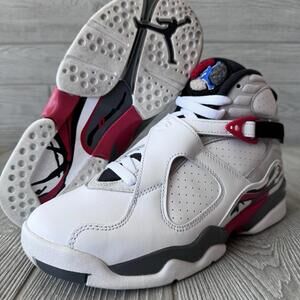 Jordan Air Jordan 8 Retro Bugs Bunny White Black Red High Top Men's Sneakers 6.5